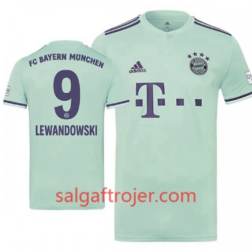 FC Bayern München Fodboldtrøjer Lewandowski 9 Udebanesæt 2018/19 Kort ærmer FC Bayern München Fodboldtrøjer Lewandowski 9 Udebanesæt 2018/19 Kort ærmer